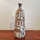 FRATELLI FANCIULLACCI ‘ROOF TOPS’ DÉCOR BOTTLE VASE (ITALY) (A)