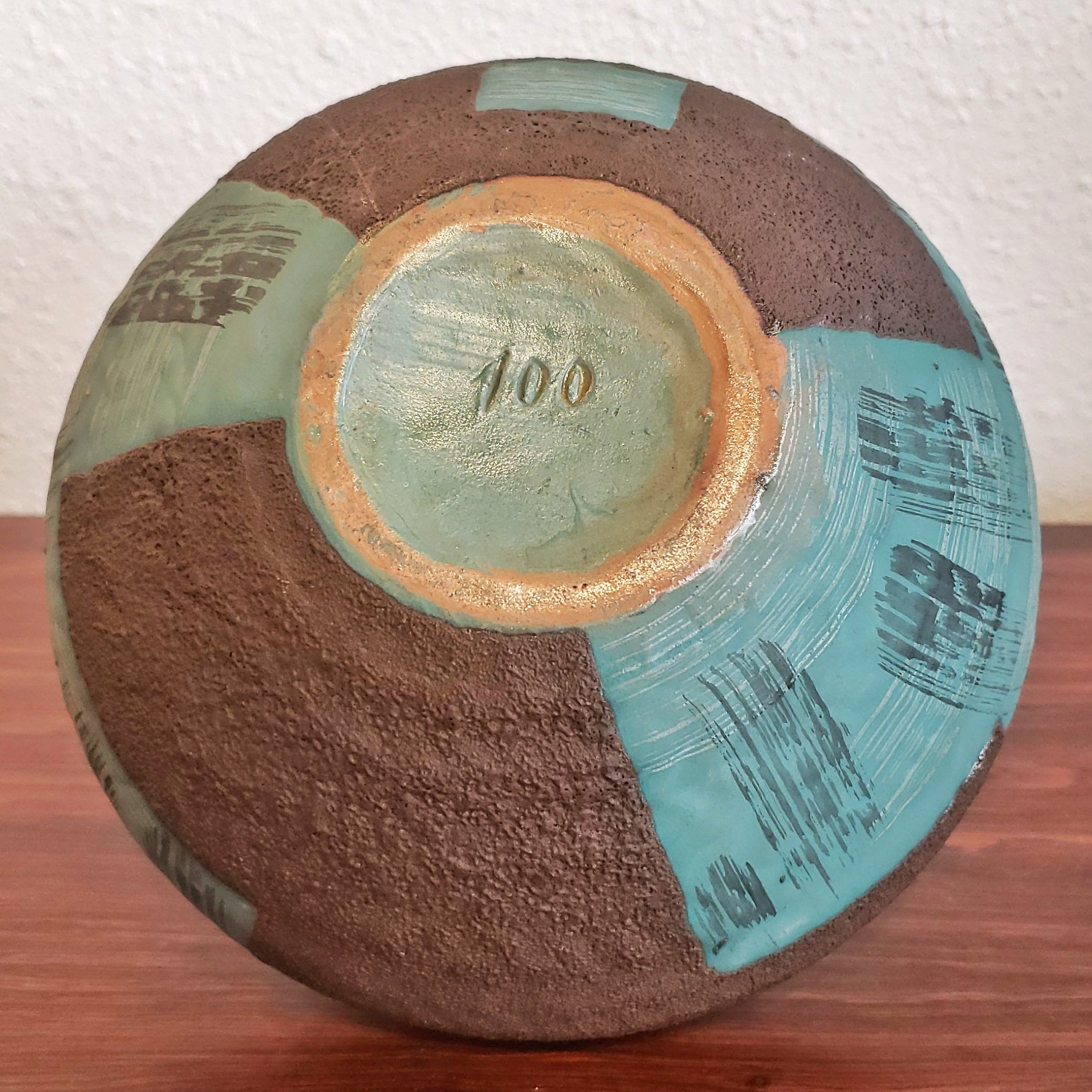 RARE CARSTENS TÖNNIESHOF ATELIER VASE Nr. 100 (19 cm)