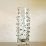 HOBNAIL CYLINDER VASE Nr. 20218 BY PAVEL PANEK FOR HERMANOVA HUT 1971