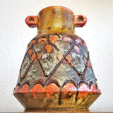 UNUSUAL ALVINO BAGNI ‘AUTUMN SUNSET’ VASE (ITALY)