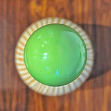 GREEN FRATELLI FANCIULLACCI DECANTER WITH STOPPER