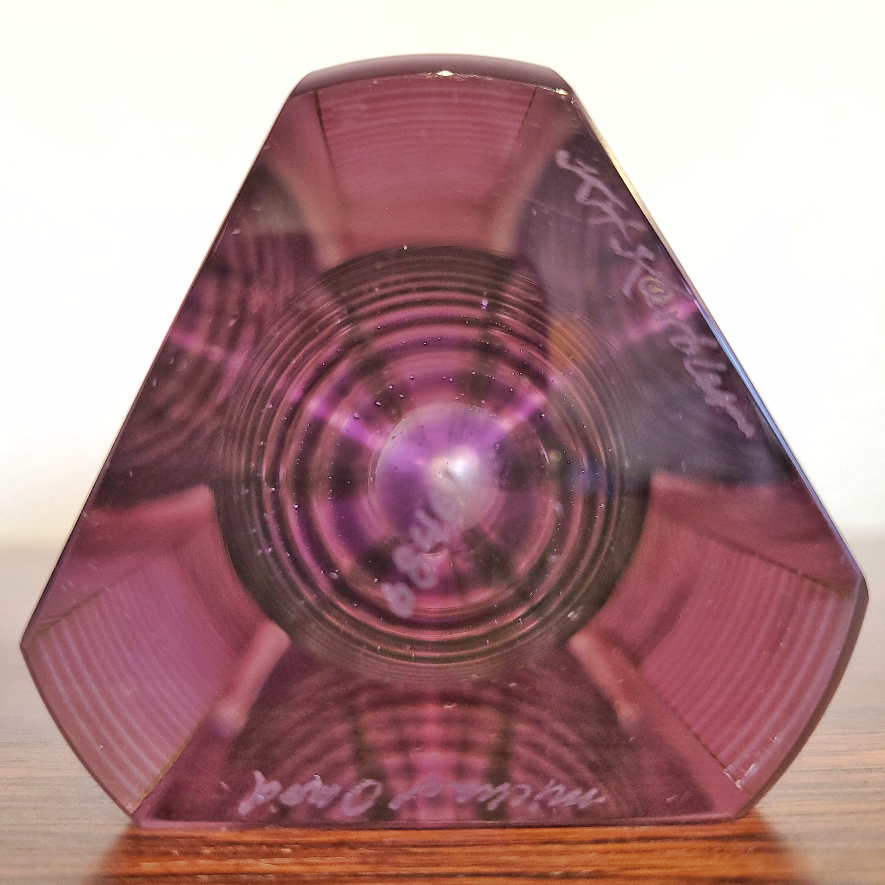 KIT KARBLER & MICHAEL DAVID CRYSTAL VASE FOR BLAKE STREET GLASS