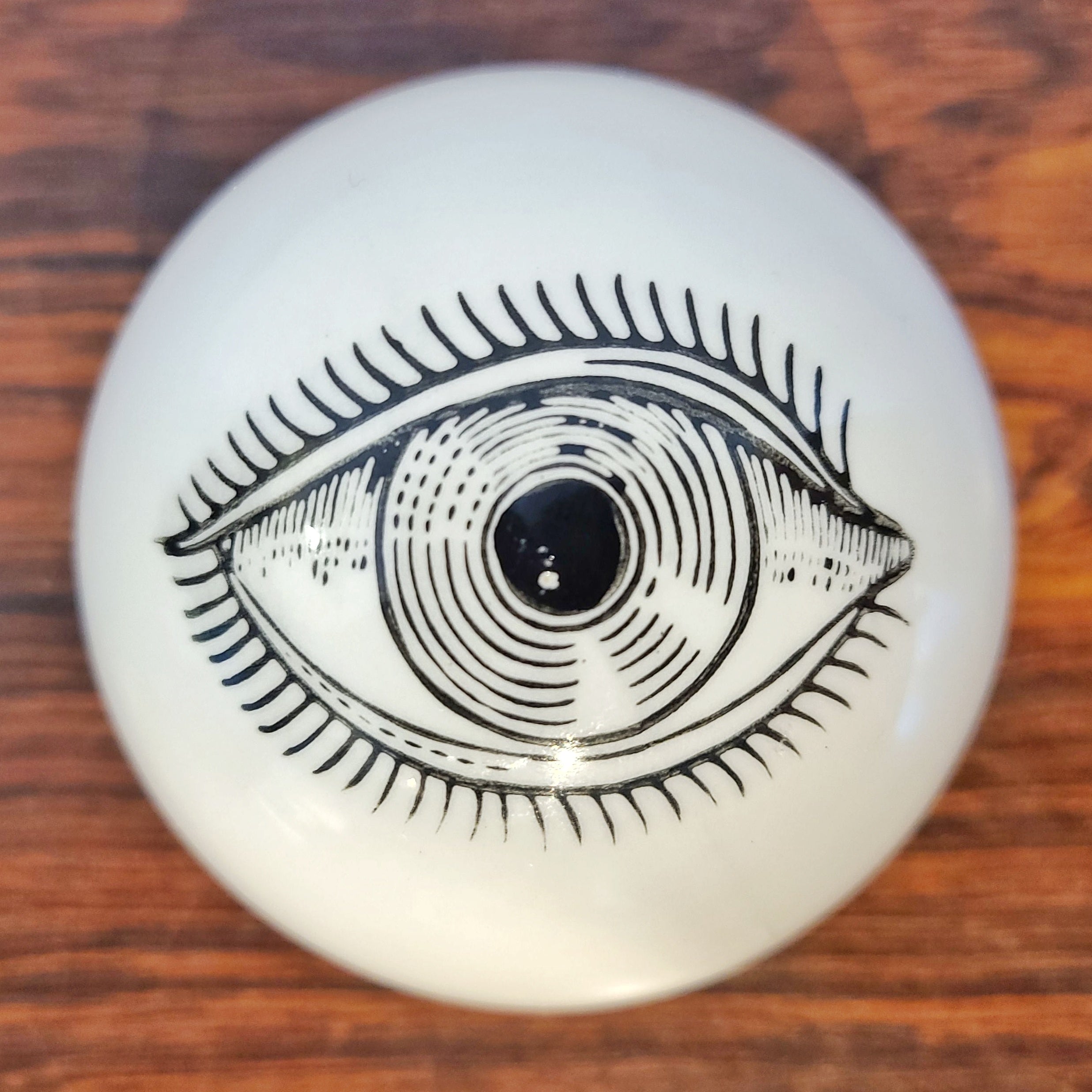 PIERO FORNASETTI POP ART EYEBALL PAPERWEIGHT
