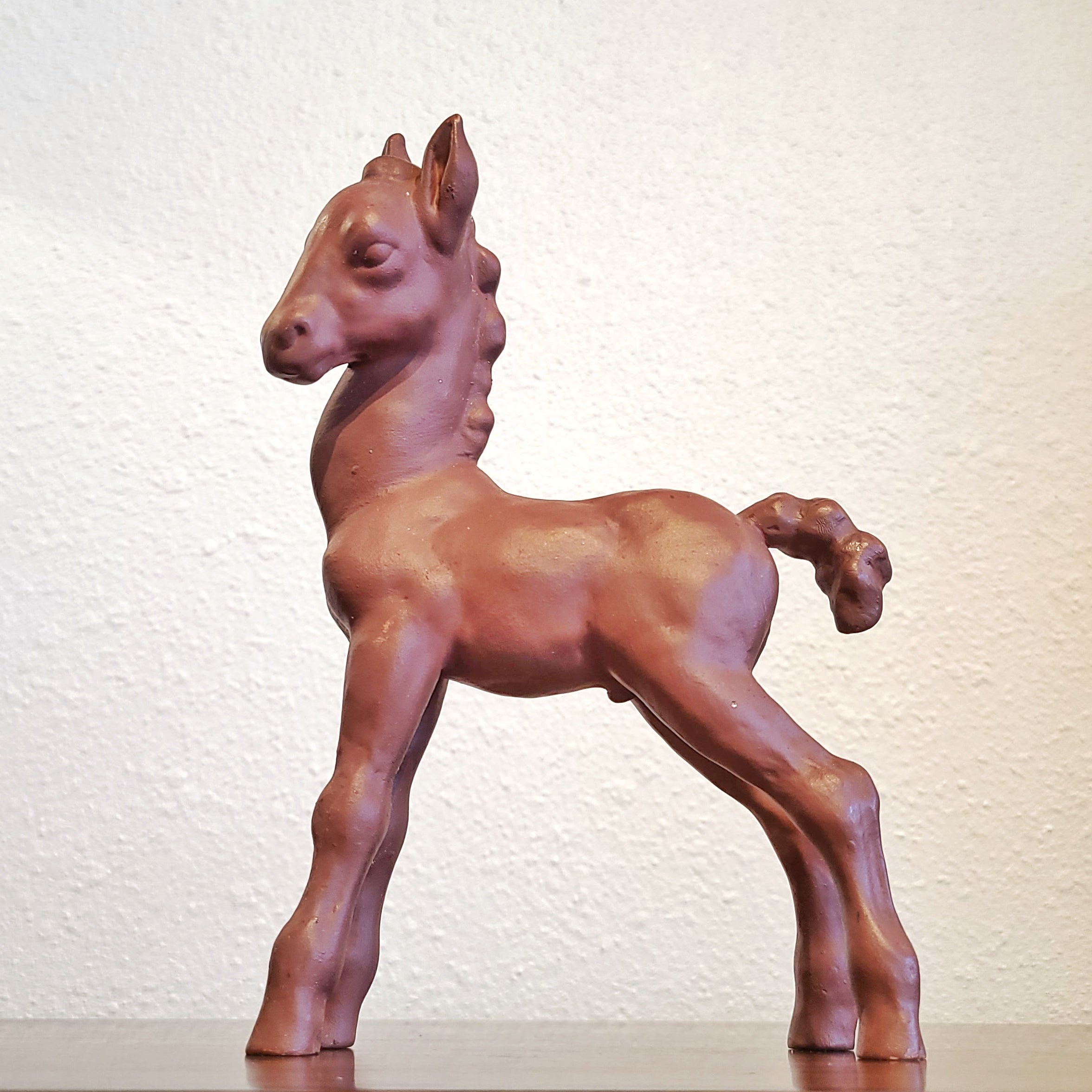 WORMSER TERRA SIGILLATA FOAL FIGURINE