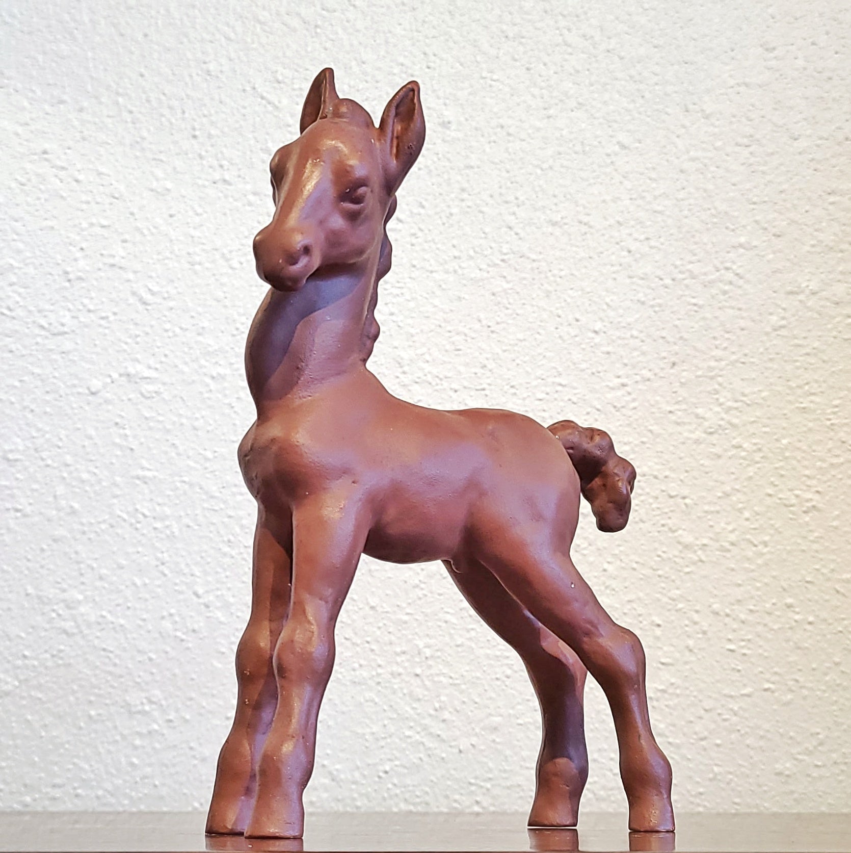 WORMSER TERRA SIGILLATA FOAL FIGURINE