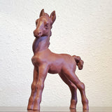 WORMSER TERRA SIGILLATA FOAL FIGURINE