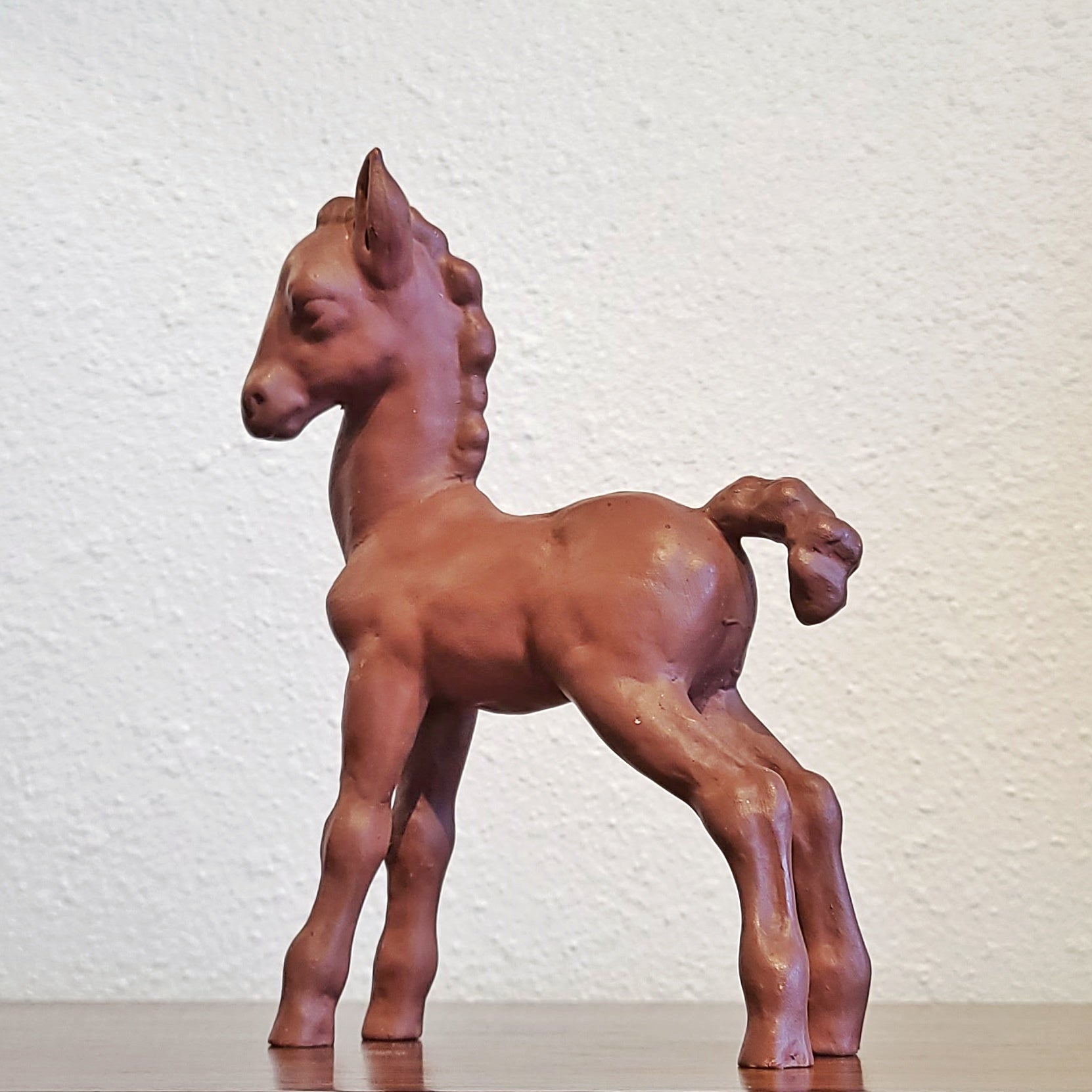 WORMSER TERRA SIGILLATA FOAL FIGURINE