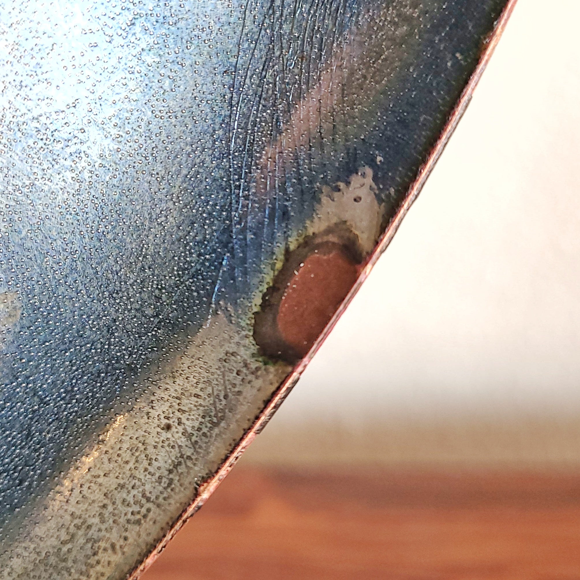 ENAMEL ON COPPER WALL PLATE BY UBALDO CINCIARINI FOR STUDIO CELLINI RAME d'ARTE PESARO