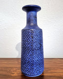 TALL BLUE HERBERT REUSCH VASE Nr. 879/30 FOR ECKHARDT & ENGLER