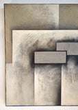 CLEAN-EDGE GEOMETRIC ABSTRACT SIGNED “MARX” (1980s)