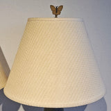 CHINOISERIE CLOISONNE TABLE LAMPS (PAIR)