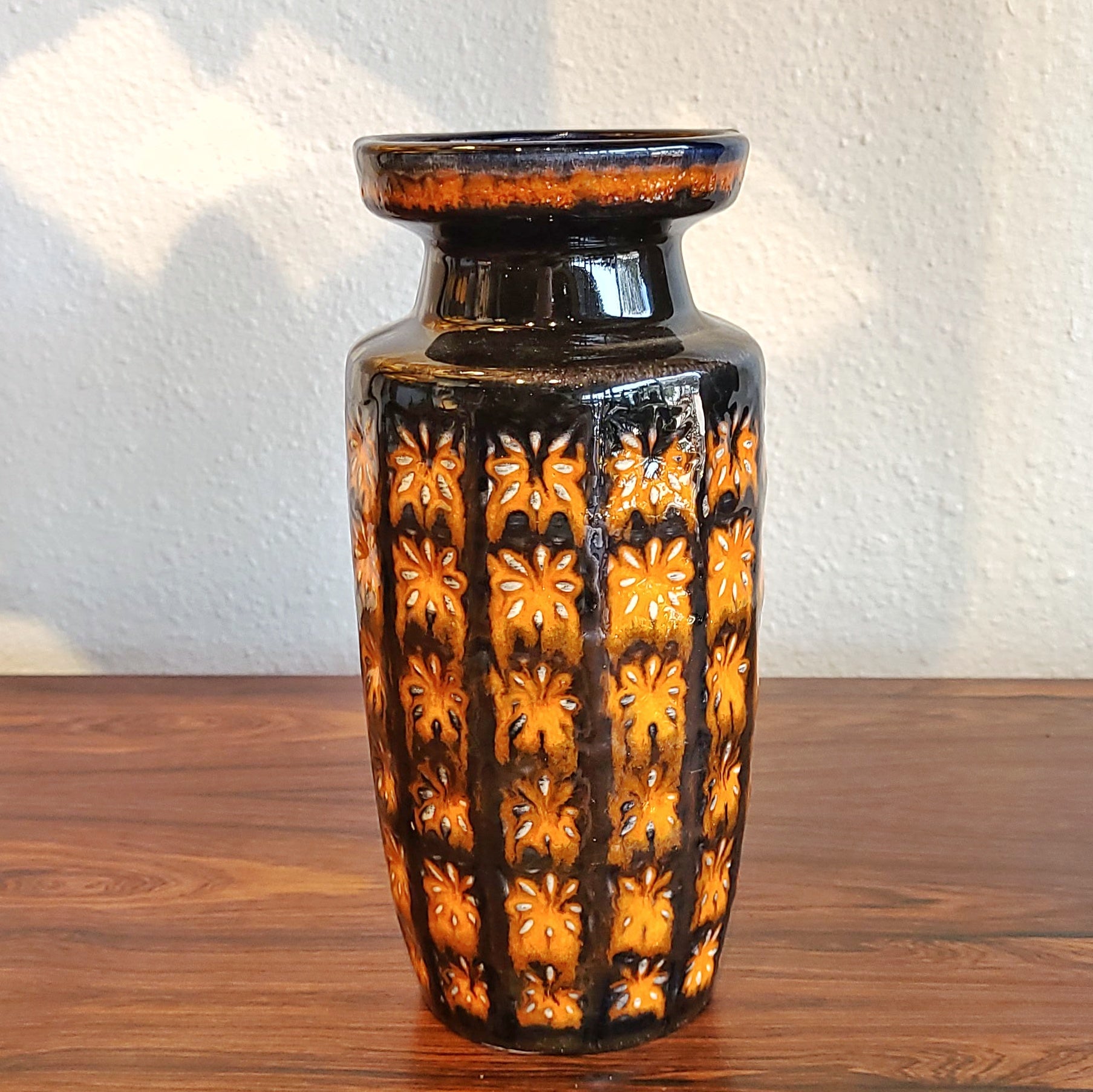 SCHEURICH KERAMIK ‘PRISMA’ DÉCOR VASE Nr. 261/22