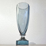 CRYSTAL ART DECO PEDESTAL VASE BY ELIS BERGH FOR KOSTA (1930s)