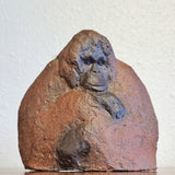 GERMAN STUDIO POTTERY GORILLA SCULPTURE