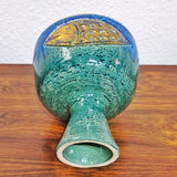 BITOSSI CHALICE/COMPOTE WITH GOLDEN FISH MOTIF