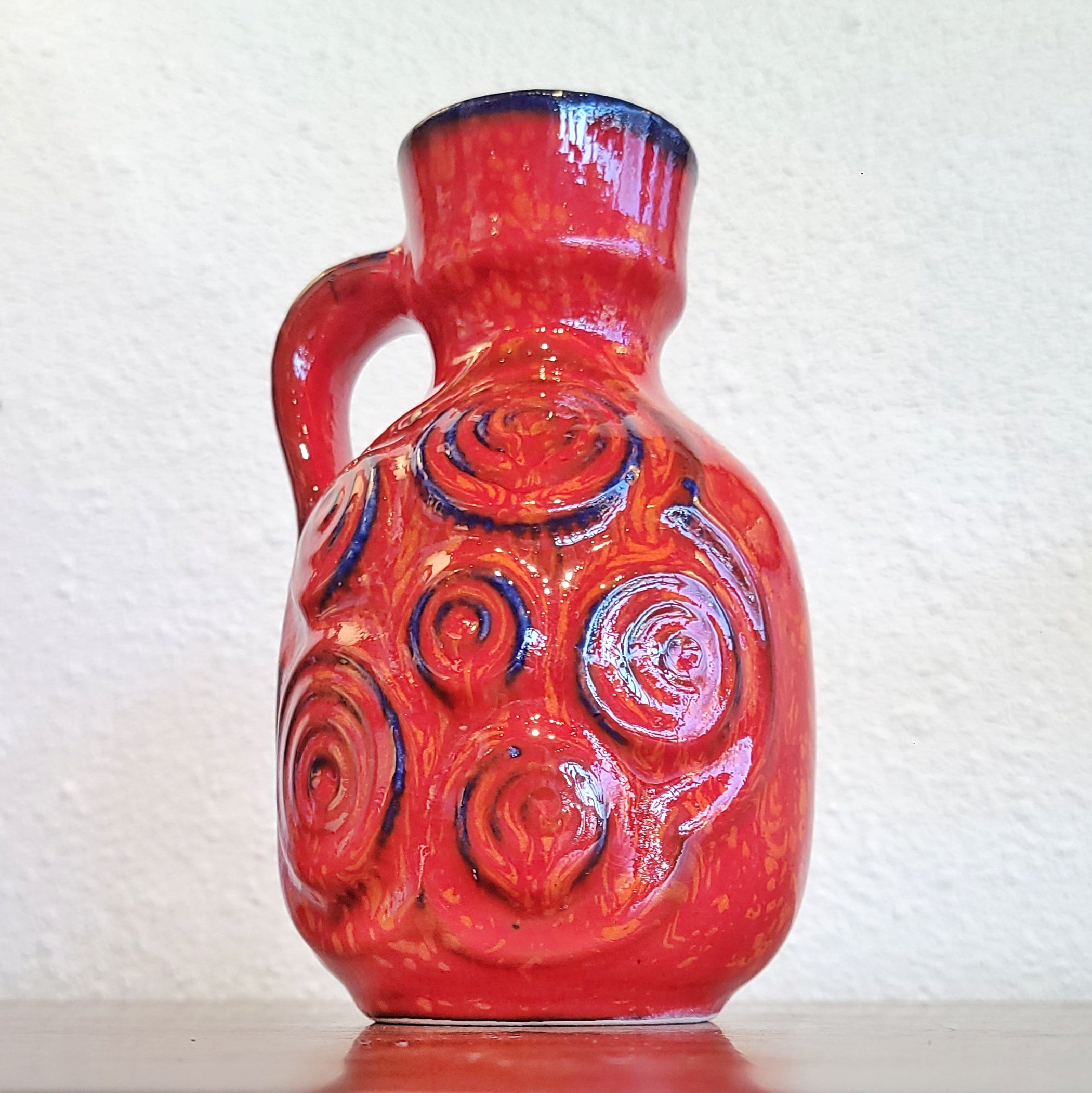 BAY KERAMIK RELIEF DÉCOR ‘TÖPFERMEISTER’ SERIES VASE Nr. 85/17