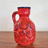 BAY KERAMIK RELIEF DÉCOR ‘TÖPFERMEISTER’ SERIES VASE Nr. 85/17