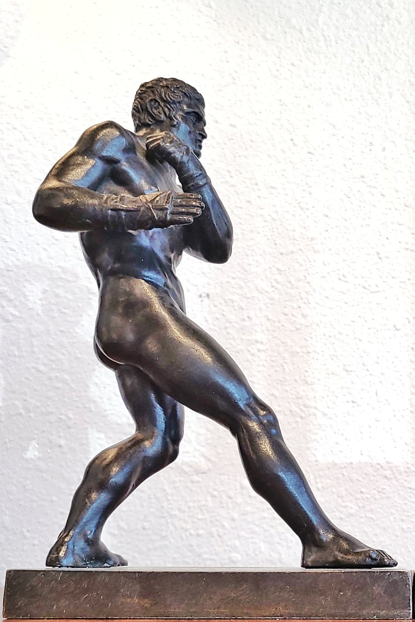 EARLY 19th CENTURY GRAND TOUR BRONZES OF CREUGAS & DAMOXENOS (THE PUGULISTS) AFTER CANOVA