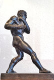 EARLY 19th CENTURY GRAND TOUR BRONZES OF CREUGAS & DAMOXENOS (THE PUGULISTS) AFTER CANOVA