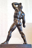 EARLY 19th CENTURY GRAND TOUR BRONZES OF CREUGAS & DAMOXENOS (THE PUGULISTS) AFTER CANOVA