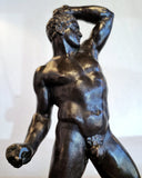 EARLY 19th CENTURY GRAND TOUR BRONZES OF CREUGAS & DAMOXENOS (THE PUGULISTS) AFTER CANOVA