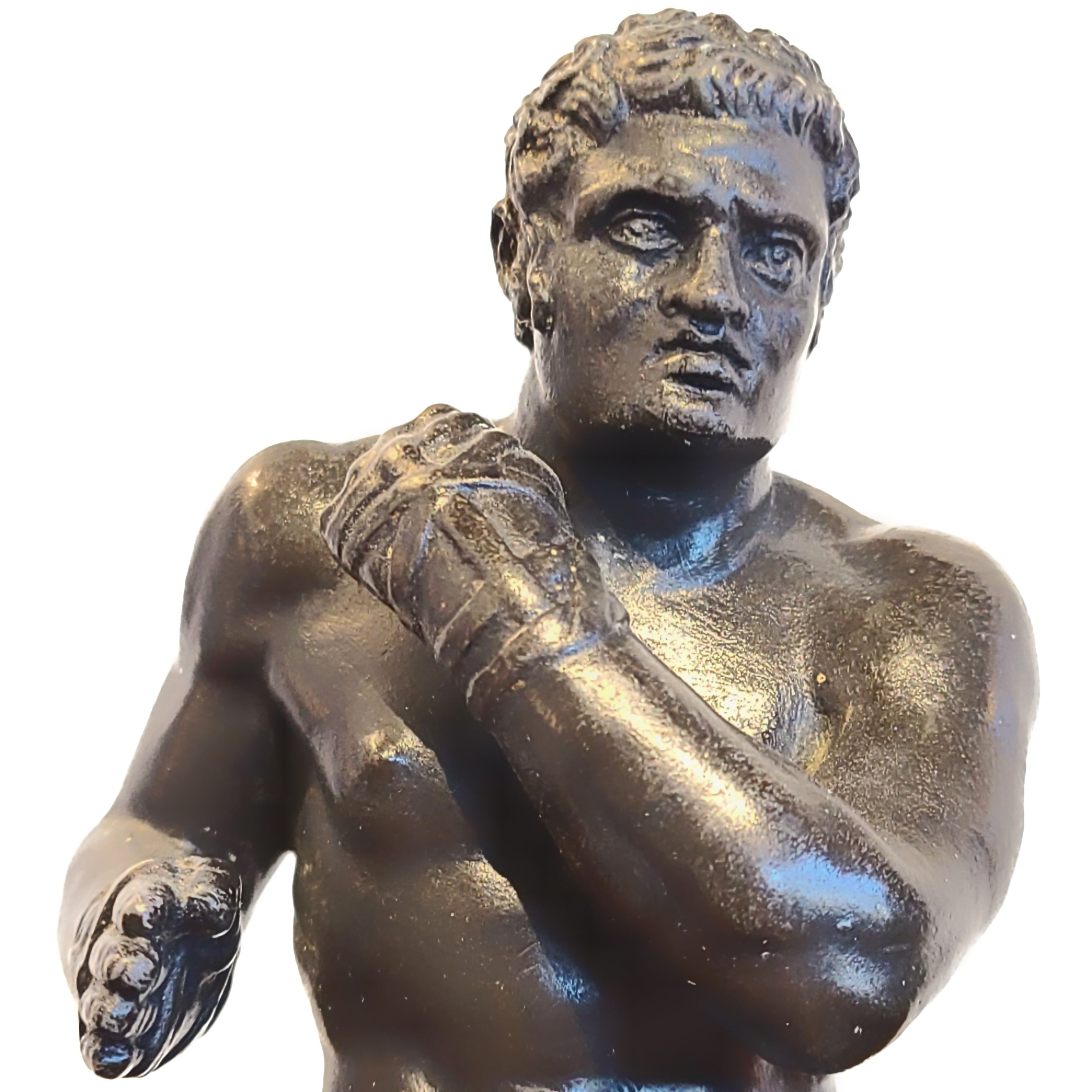 EARLY 19th CENTURY GRAND TOUR BRONZES OF CREUGAS & DAMOXENOS (THE PUGULISTS) AFTER CANOVA