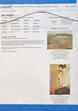 ‘CANYON FLEA MARKET’ COLLAGE AND OIL ON MASONITE BY JOHN MAGILL (1962)