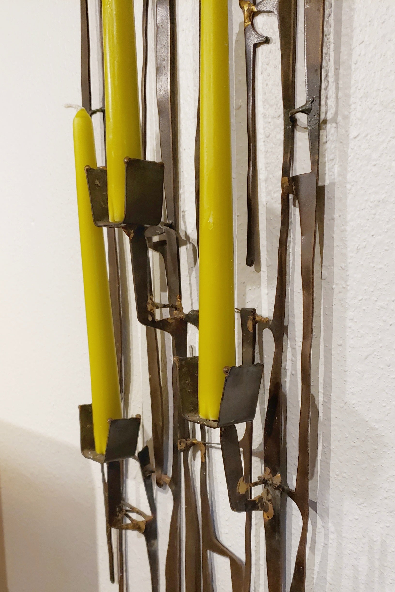 BRONZE CANDLE SCONCE