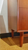 BOW-FRONT CHEST OF DRAWERS
