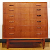 BOW-FRONT CHEST OF DRAWERS