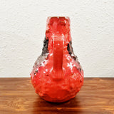 KREUTZ KERAMIK RED/BLACK FAT-LAVA JUG VASE 201 (23.5 cm)